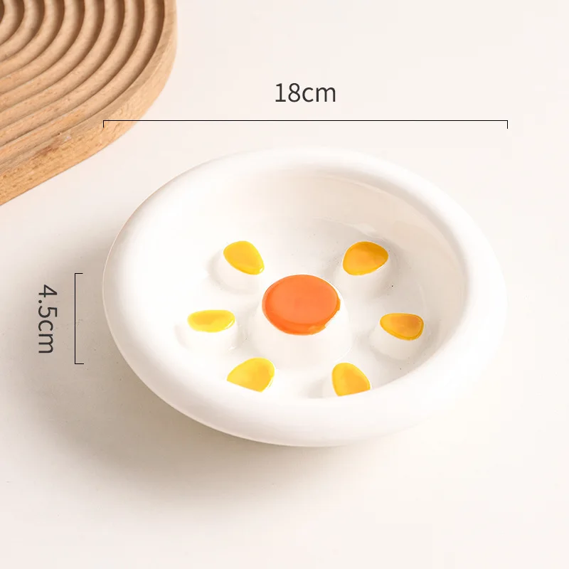 Nuevo cuenco de comida lenta para mascotas, cuenco de comida antiasfixia, suministros para mascotas de comida para perros y gatos engrosados antigolpes sobre comida para perros - imagen 5