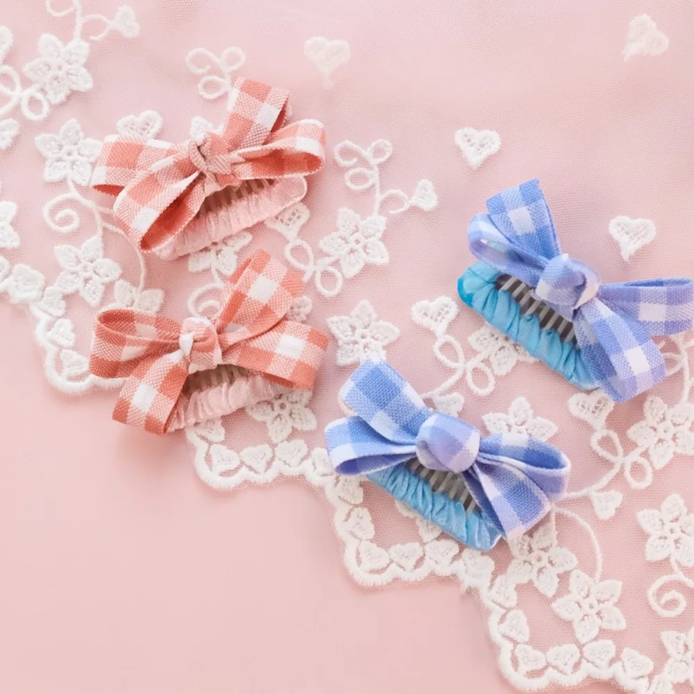 Clips lazo a cuadros para pelo de Maltés, Teddy – Para gatos y perros - imagen 5