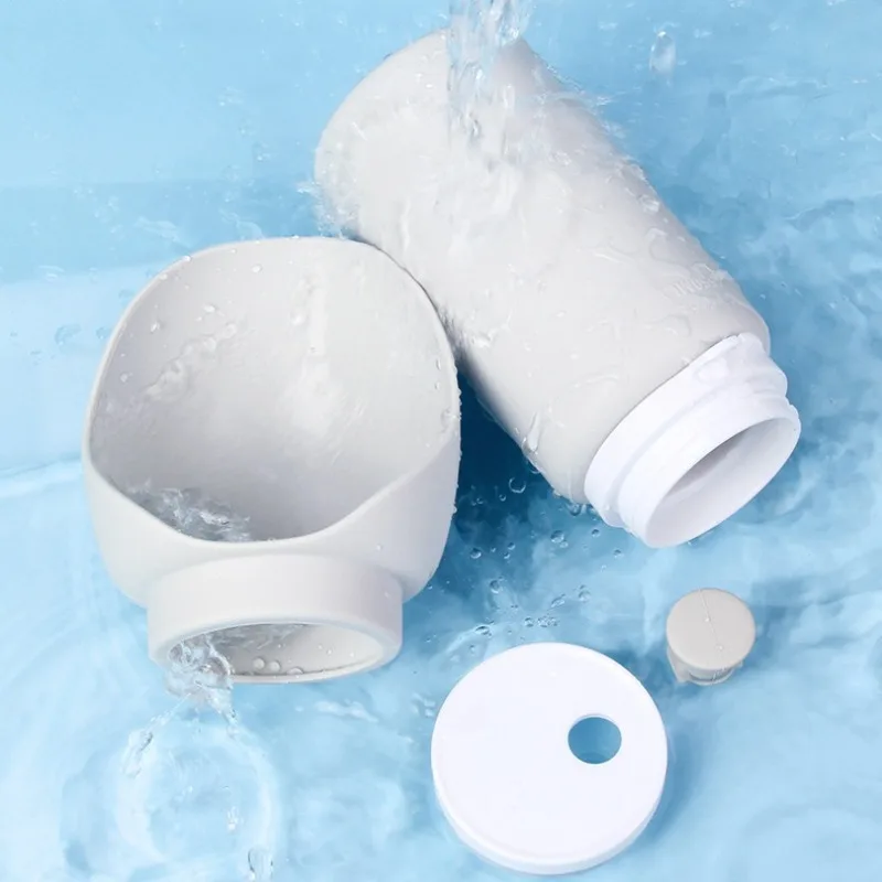 Botella de agua de viaje para mascotas: dispensador de agua plegable para perros con bandeja para beber - Solución de hidratación al aire libre portátil a prueba de fugas - imagen 4