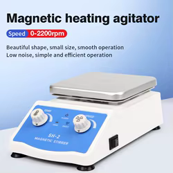 Agitador magnético calefactor de 2000 ml con enchufe UE, UK y US