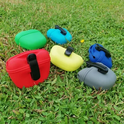 Bolsa de entrenamiento para perros, bolsa de silicona para aperitivos, bolsa de cintura para mascotas al aire libre, bolsa portátil para comida, cebo para tratar, alimentación para cachorros, suministros para mascotas - imagen 2
