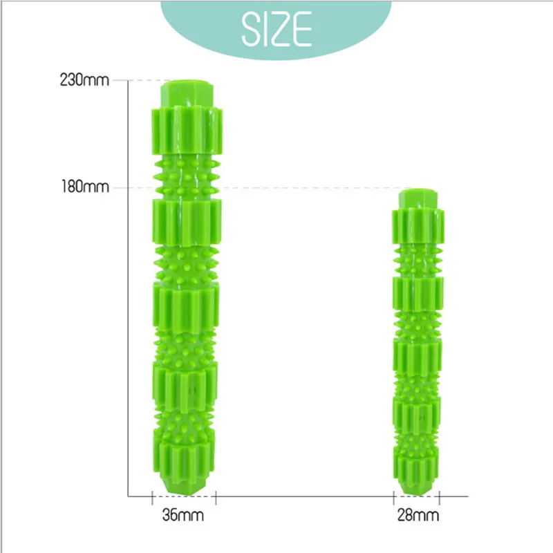Juguete para masticar para perros y mascotas, para masticadores agresivos, dispensador de deleite, juguete de limpieza de dientes de goma, juguete para perros de goma chirriante - imagen 4