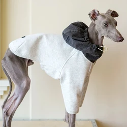 Chaqueta con capucha para Galgo Italiano y Whippet – Abrigo térmica ajustable