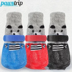 Botas cálidas y calcetines antideslizantes para perros
