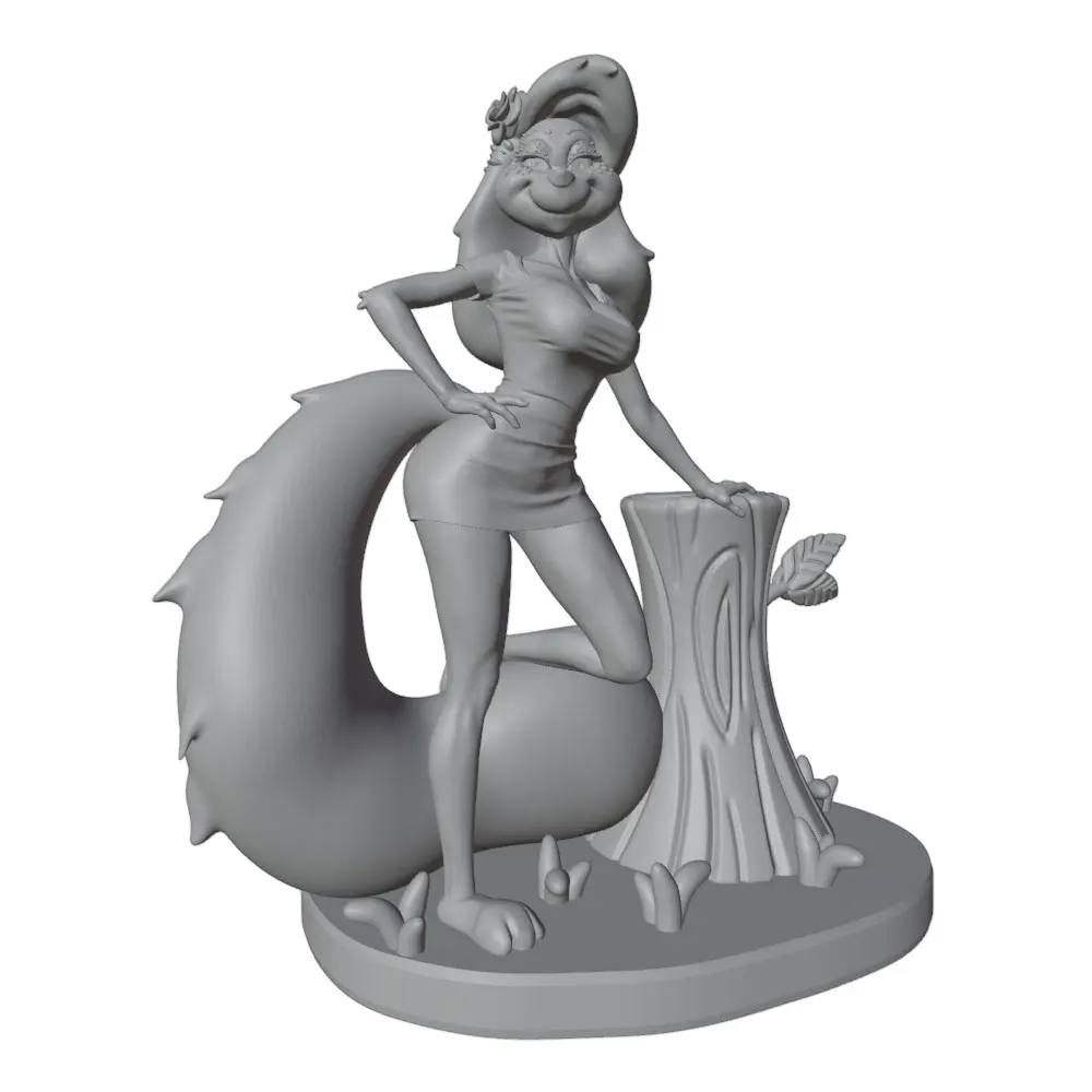 Figura decorativa de gato mini estilo anime para escritorio - imagen 2