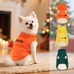 Ropa gruesa y cálida para perros, ropa para Chihuahua y Pug, abrigo acolchado de piel suave para perros, chaqueta, ropa para perros pequeños y medianos y gatos