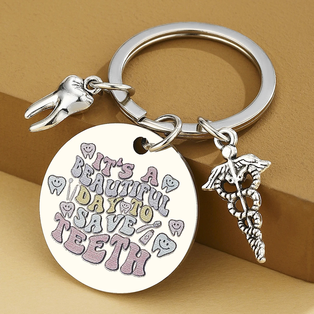 Accesorios de asistente Dental, regalos de higiene Dental, llavero de asistente de dentista, regalos de agradecimiento de dentista