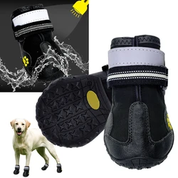 Botas impermeables para perro mediano y grande – Cálidas y antideslizantes