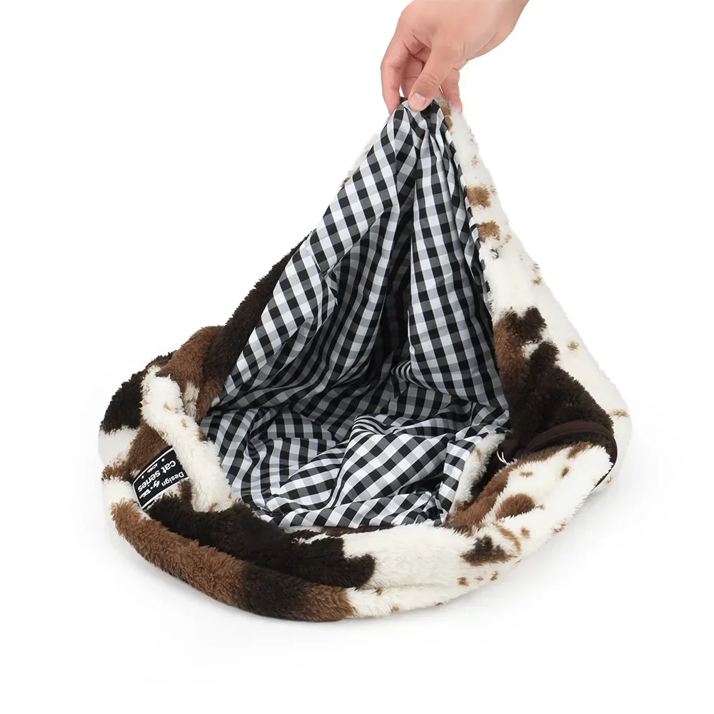 Bolsa suave de felpa para gatos, bolsa para mascotas, bolsa de viaje, eslingas para gatitos, hombro pequeño para cachorros - imagen 3