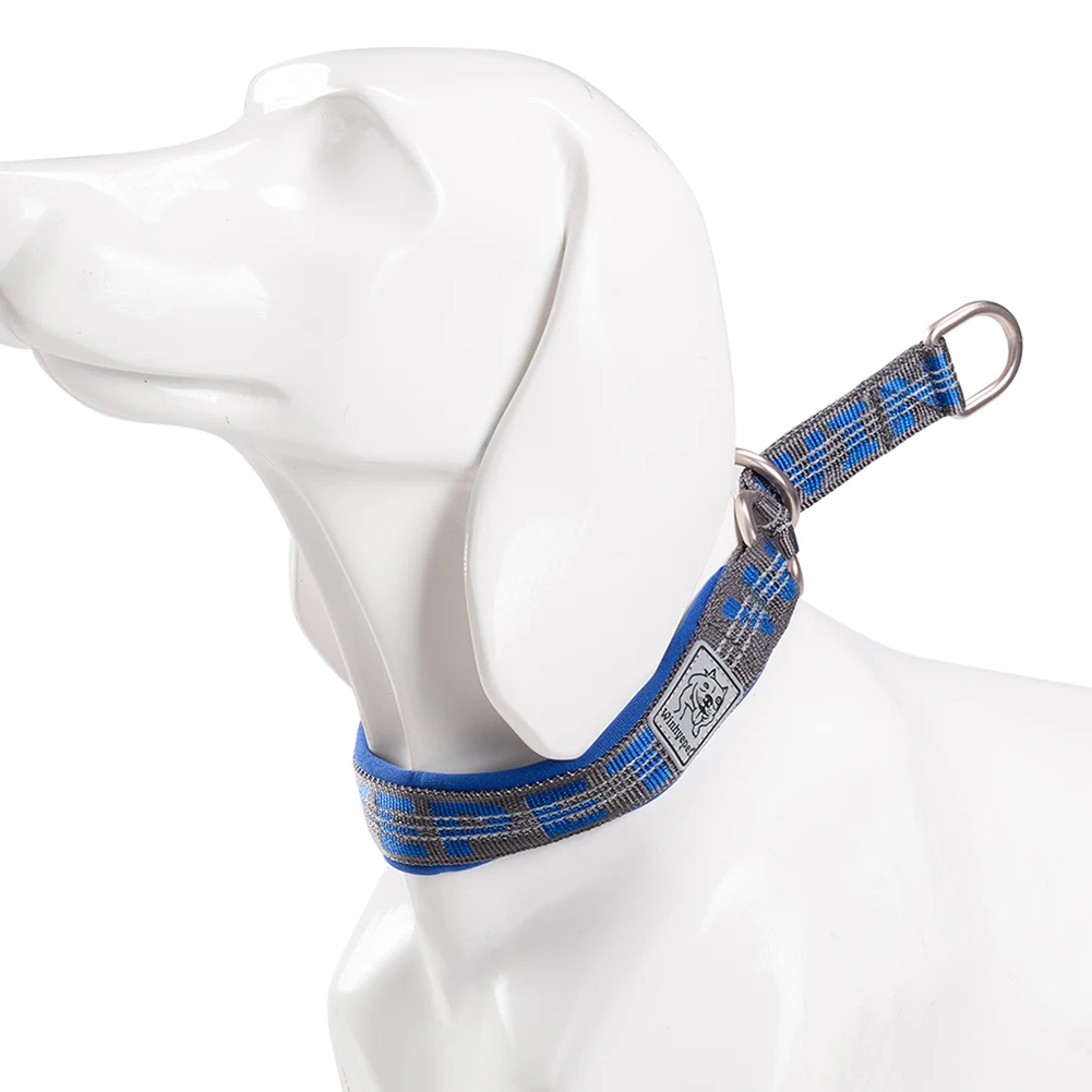 TRUELOVE P cadena Collar reflectante para mascotas Nylon El mejor neopreno acolchado medio estrangulador entrenamiento ligero lavable deportes YC1852 - imagen 3