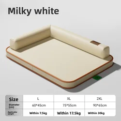 Cama sofá 2 en 1 acolchada para gatos y perros: colchoneta
