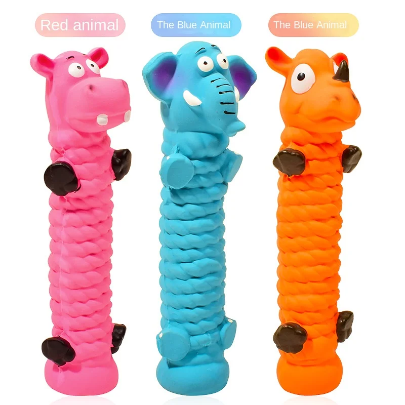Juguete de látex para perros pequeños y medianos con sonido - imagen 4
