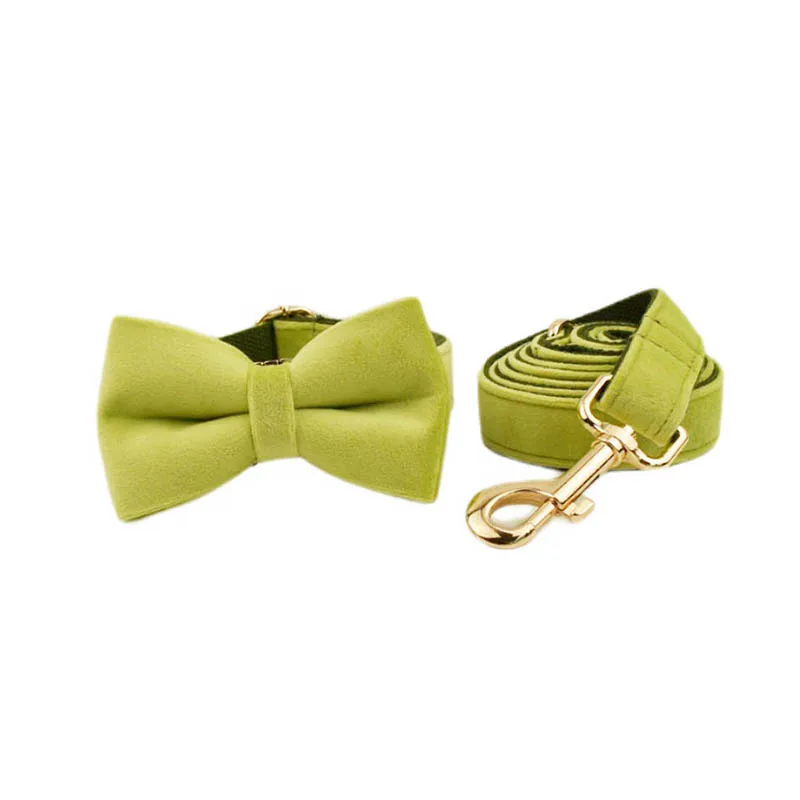 Bow Collar Leash Set