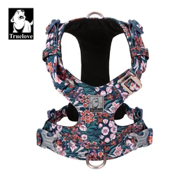 Truelove arnés reflectante acolchado para perros – Algodón floral