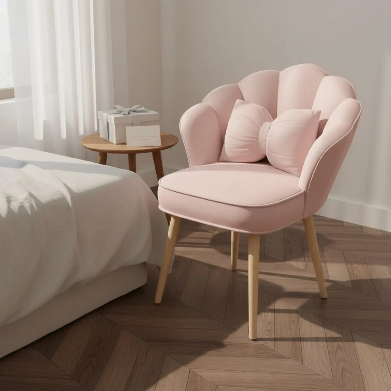 Silla de tocador giratoria de tapicería suave para gatos y perros - imagen 2