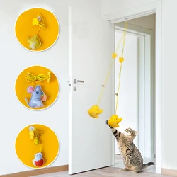 Varita interactiva con pluma para gatos - Juguete de ejercicio