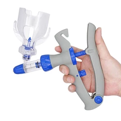 Jeringa veterinaria automática ajustable para ganado y aves