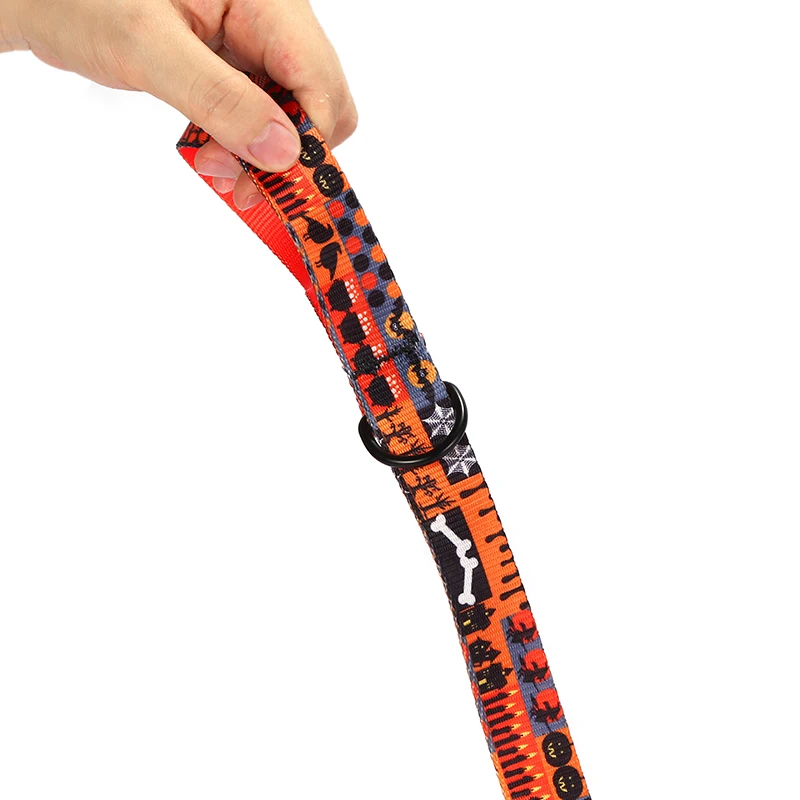 PLATTCO Correa de perro única HAPPY HALLOWEEN conveniente para caminar al accesorio para perros pequeños, medianos y grandes, talla 5 PDL339 - imagen 4