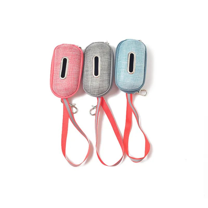 Dispensador de bolsas para excrementos de perro, suministros de limpieza para cachorros, soporte con cuerda, caja de basura para residuos, productos para mascotas - imagen 3