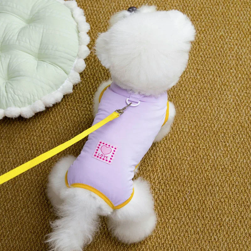 Mono de malla con capucha para perros pequeños – Ropa de verano e invierno - imagen 3
