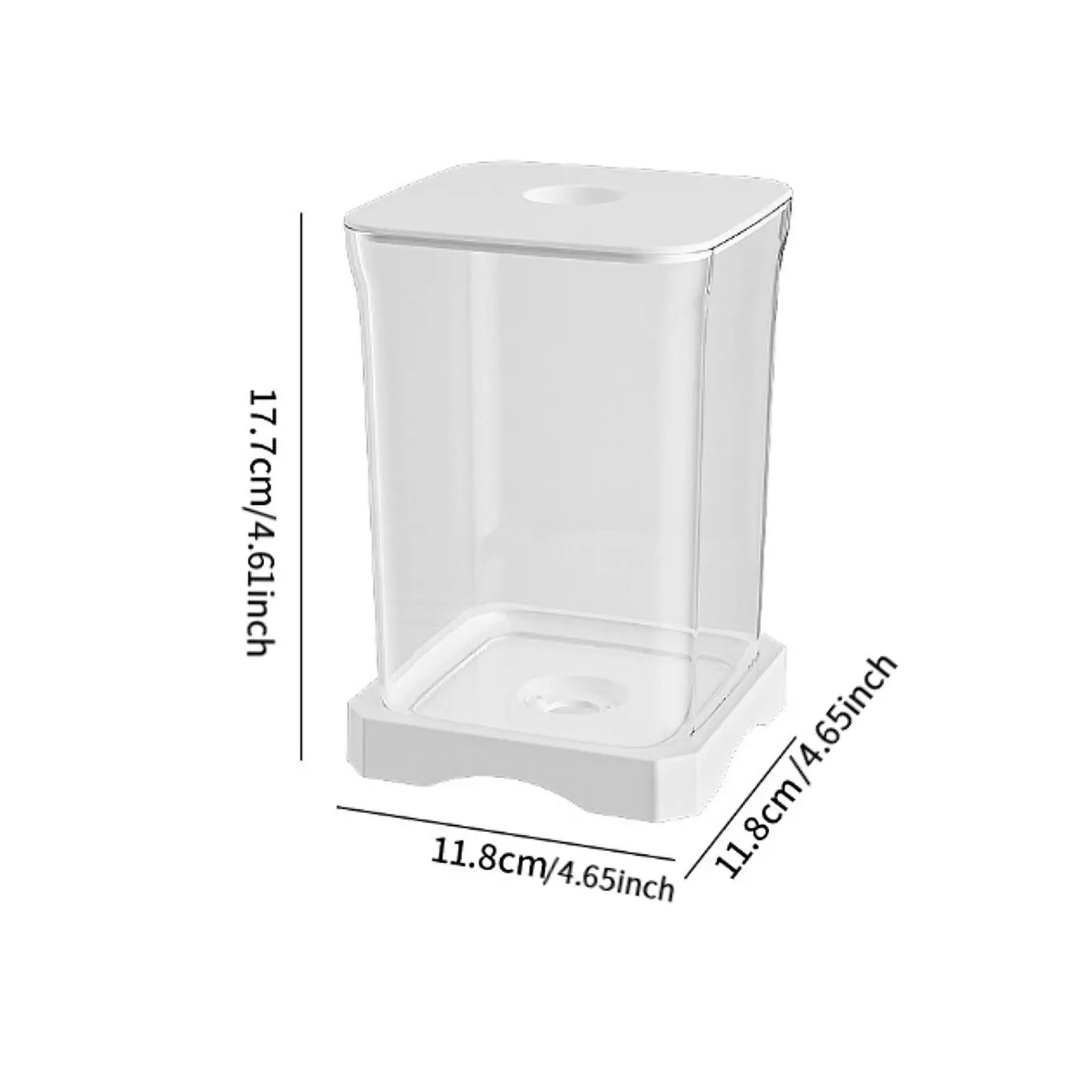 Betta Fish Tank Sturdy Amphibian Feeding Box Multiuse Reptile Terrarium Tank for Tabletop Home Living Room Hermit Crabs Lizards