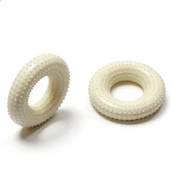 Juguete donut sonido para perros – Masticable, resistente y ecológico