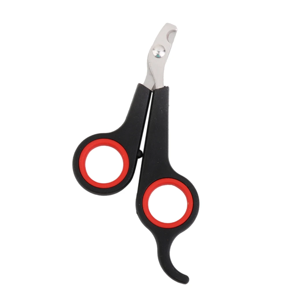 High Quality Stainless Steel Painless Dog Cat Nail Scissors Trimmer Black S