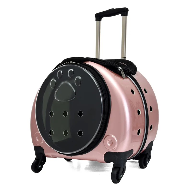 Mochila de viaje con ruedas para gatos – Cápsula espacial portátil - imagen 3