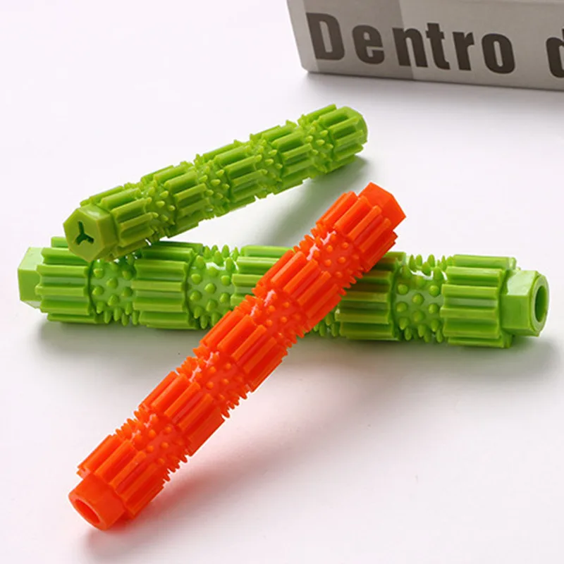 Juguete para masticar para perros y mascotas, para masticadores agresivos, dispensador de deleite, juguete de limpieza de dientes de goma, juguete para perros de goma chirriante - imagen 3