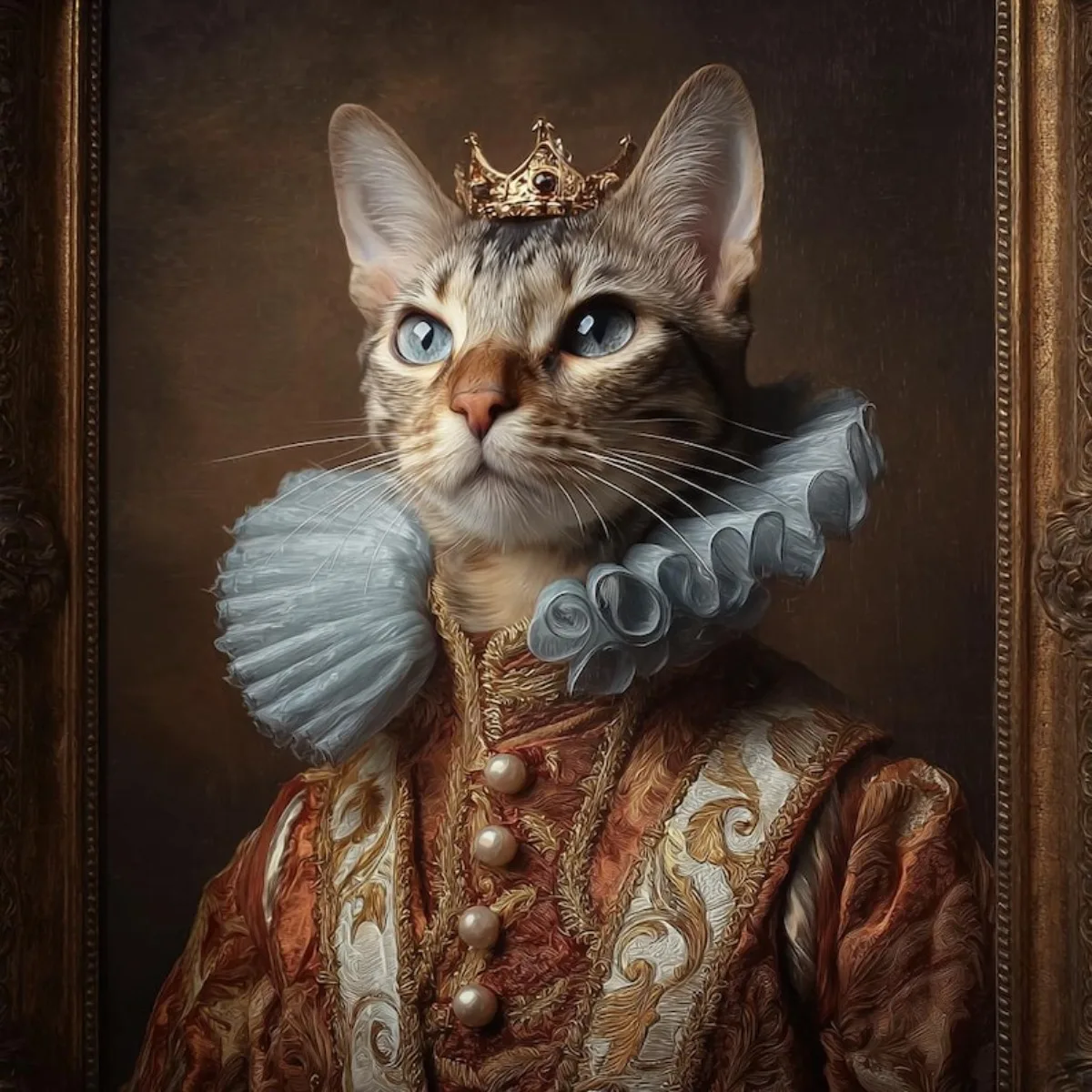 ATUBAN Retrato de perro real personalizado, pintura de perro real, regalo para amantes de las mascotas, regalo de retrato de mascota, renacimiento, retrato de perro personalizado desde la foto