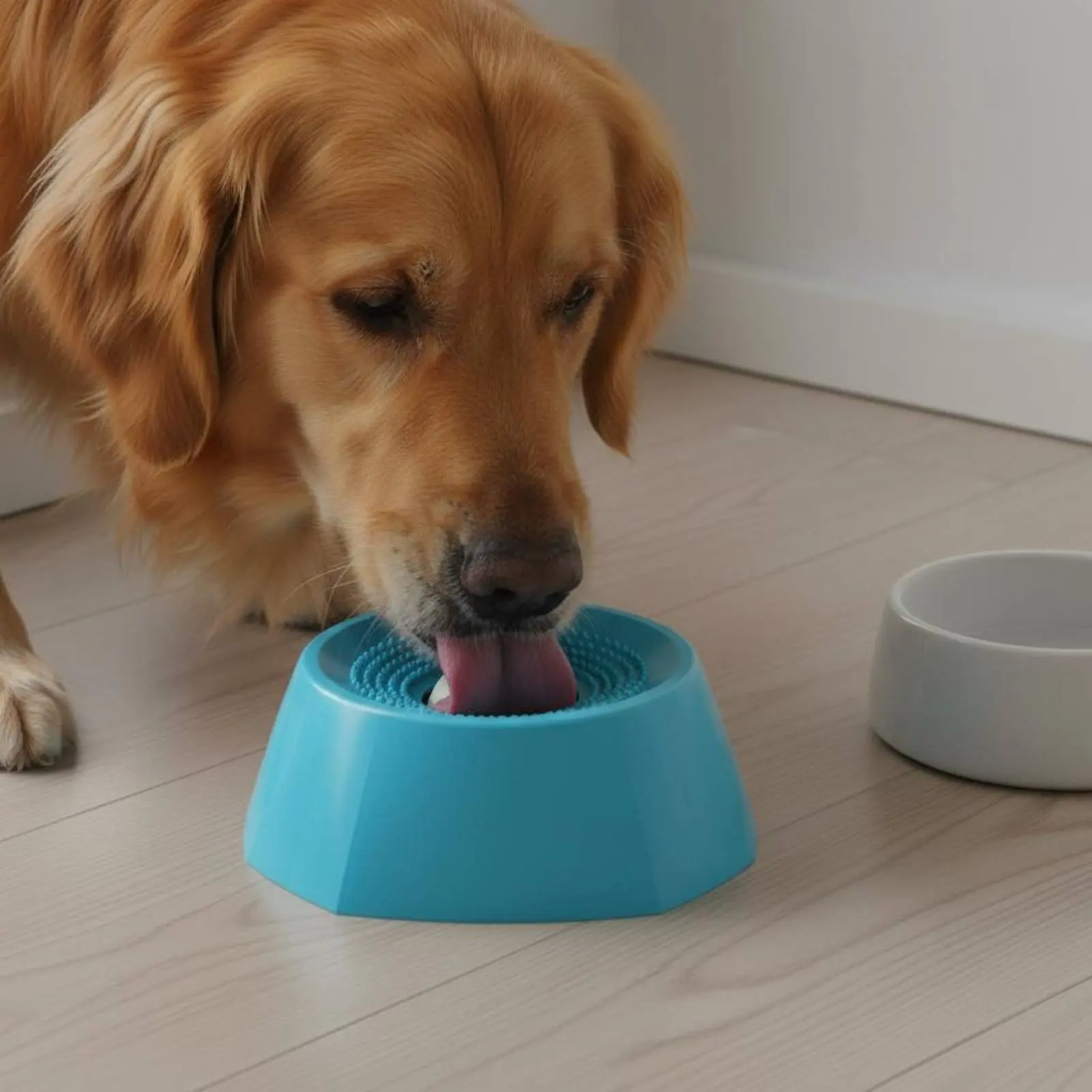 Tazón lento para lamer gatos y perros esfera rodante antideslizante - imagen 2