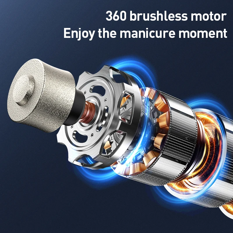ROJECO-amoladora de uñas de acero inoxidable para perros y mascotas, cabezal para cortaúñas eléctrico recargable para gatos y mascotas - imagen 4
