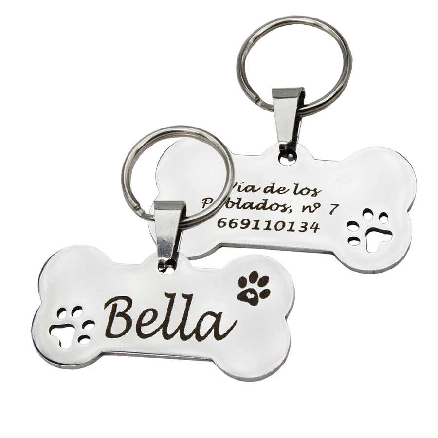 Etiqueta identificación grabada para perro y gato – Tag con nombre - imagen 5