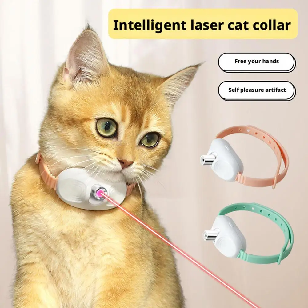 Collar láser para gatos – Juego interactivo que reduce ansiedad