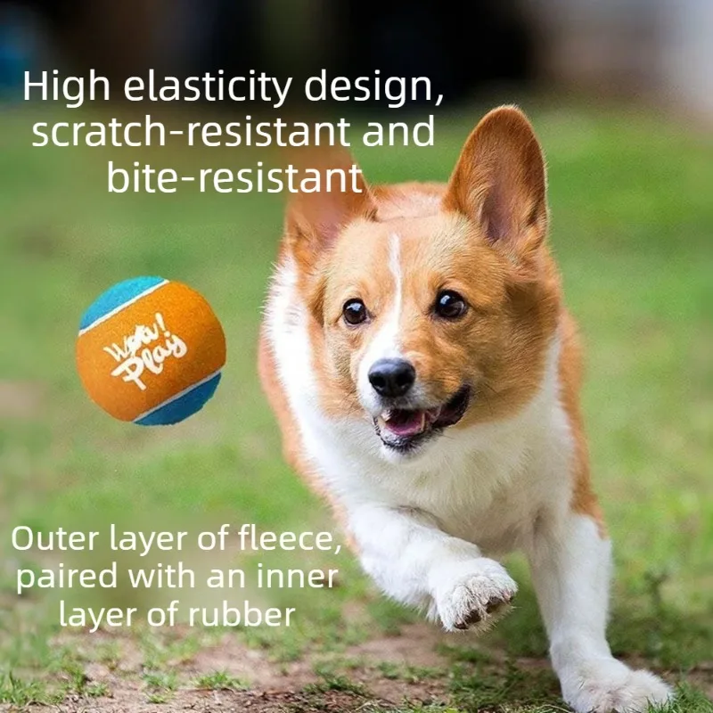 Lanzador manual de pelotas de tenis para perros – Juguete interactivo - imagen 3