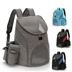 Mochila transportín ventilada para gatos y perros medianos