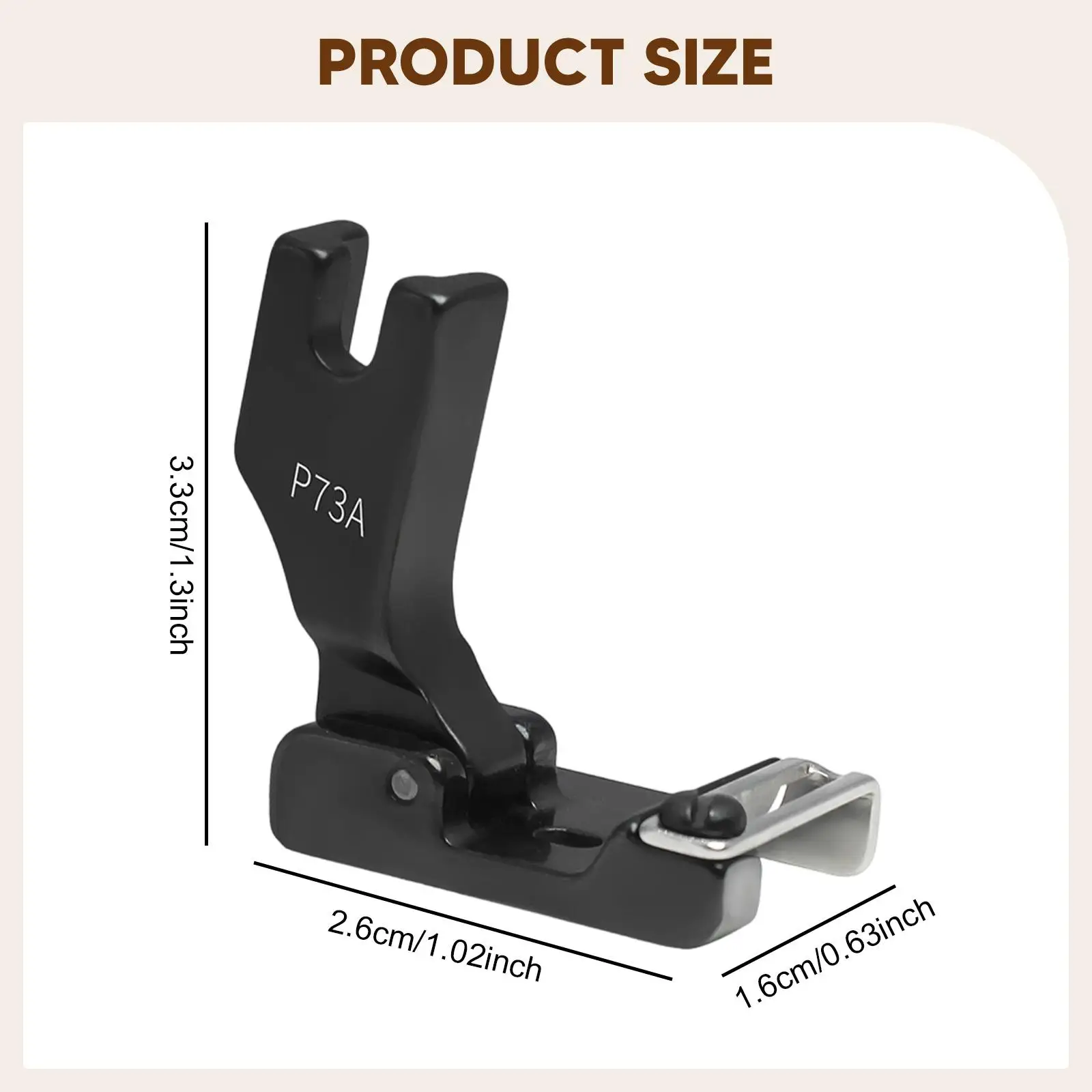 Multifunctional Presser Foot Sewing Machine Edge Stitching Decorative Trim Guide for Clothing and Textile DIY