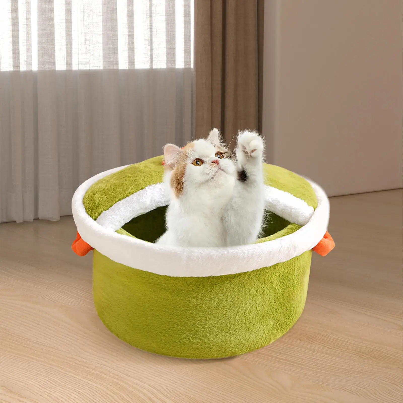 Indoor Cat Bed Cave Warm Sleeping Soft Kennel Pet Animal House Pet Sofa Bed Kitten Kitty Shelter for Cats Small Dog Kitten Puppy