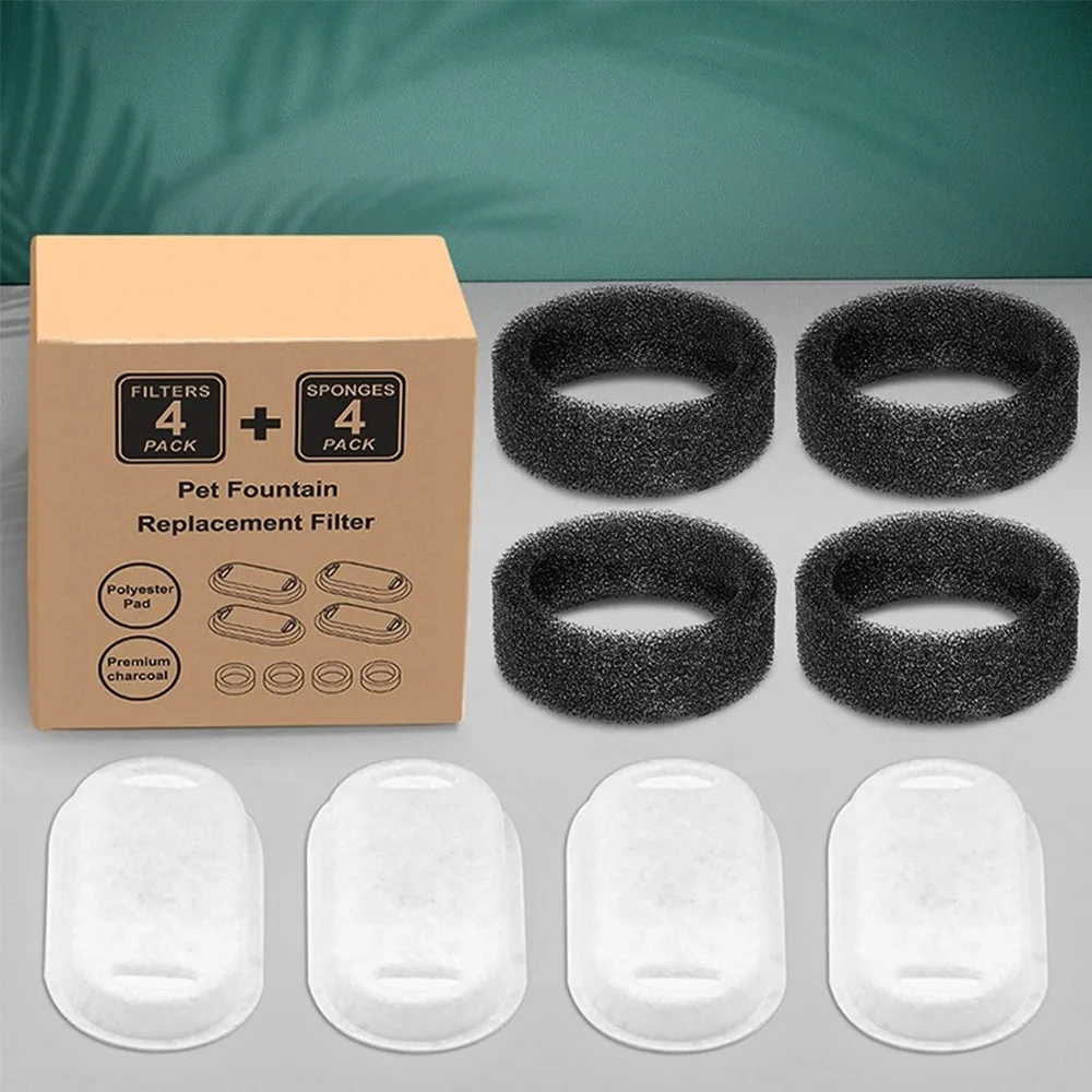 Filtro de repuesto para fuente de agua, accesorio de acero inoxidable para la salud de perros y gatos - imagen 4