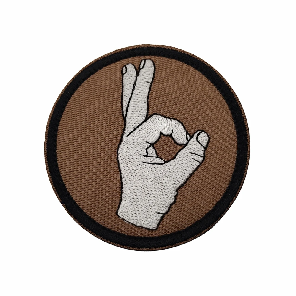 Este es mi parche bordado de seguridad, brazalete, insignia, aplique, adorno, parches tácticos bordados - imagen 3