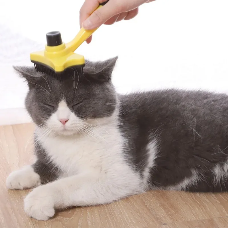 Peine profesional de depilación para mascotas, herramienta de limpieza rápida para el cuidado del pelo de gatos y cachorros, nuevo - imagen 5