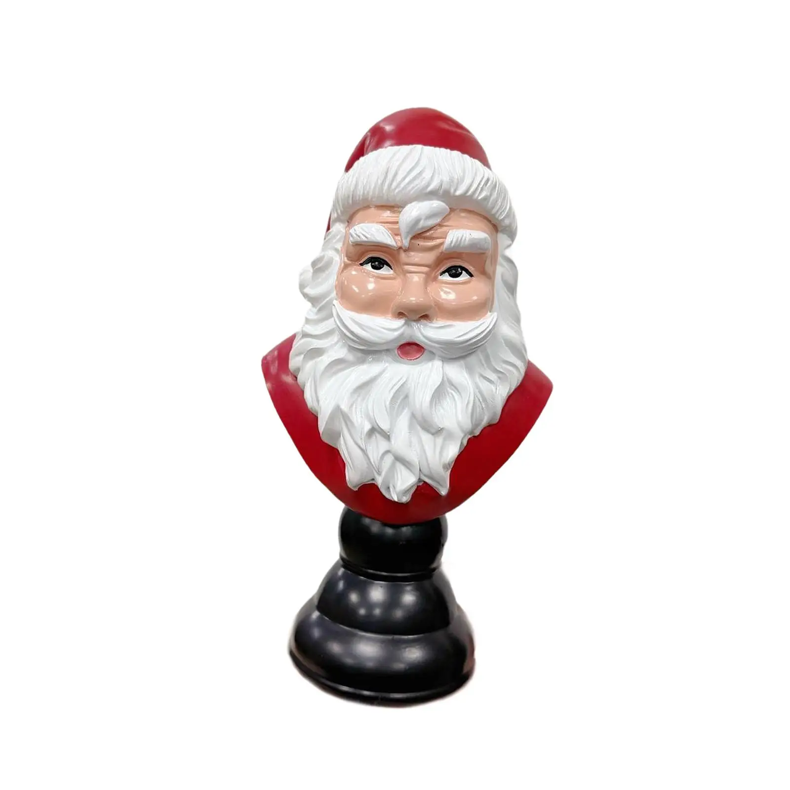 Santa Half Body Statue Sculpture Creative Traditional Adornment Desktop Ornament Crafts for Home Office Bedroom Cabinet Decor Santa Half Body Statue Sculpture Creative Traditional Adornment Desktop Ornament Crafts for Home Office Bedroom Cabinet Decor