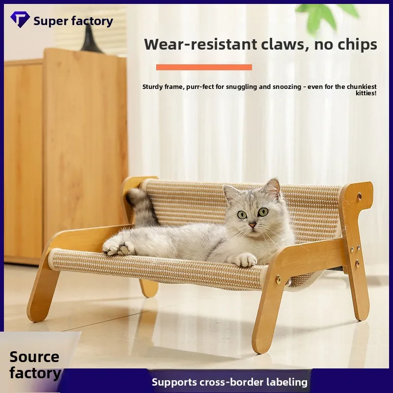 Rascador cama 2 en 1 para gatos – resistente y muy cómodo - imagen 3