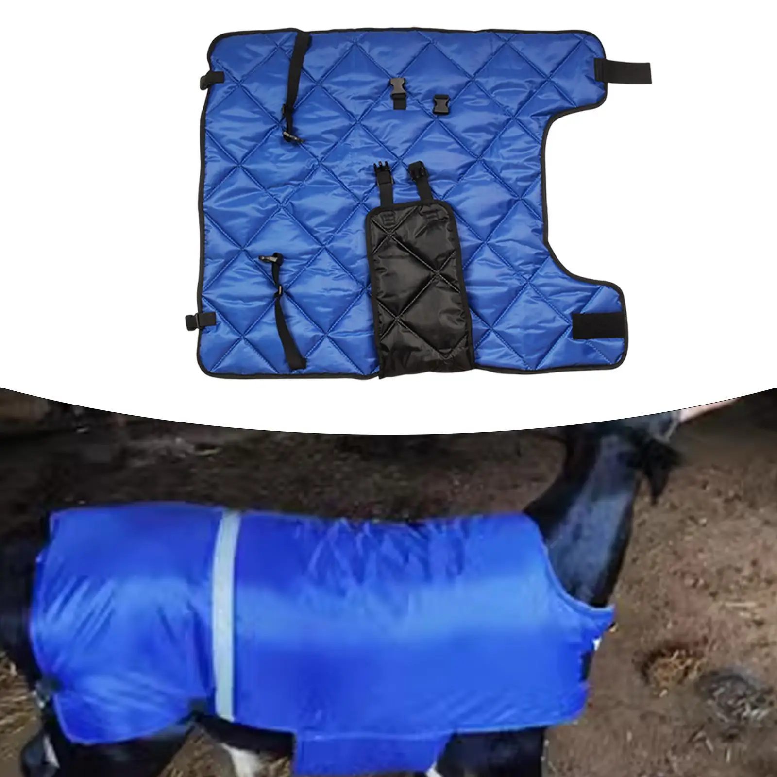 Cow Calf Clothes Wear Resistant Washable Waterproof Thermal Suit Pasture