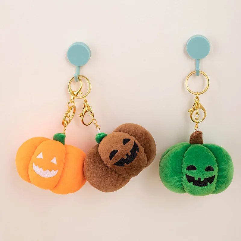 Juguete de calabaza de peluche para mascotas, colgante de calabaza con luz nocturna para Halloween, accesorios para cachorros, artículos para perros - imagen 3