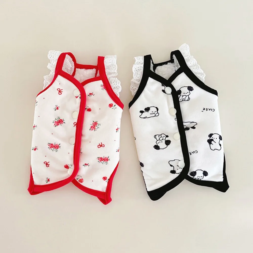 Ropa de otoño e invierno para perros y gatos, mangas voladoras de felpa, bolsa para el hogar, ropa de cuatro patas para el vientre, pijamas para perros, ropa para cachorros