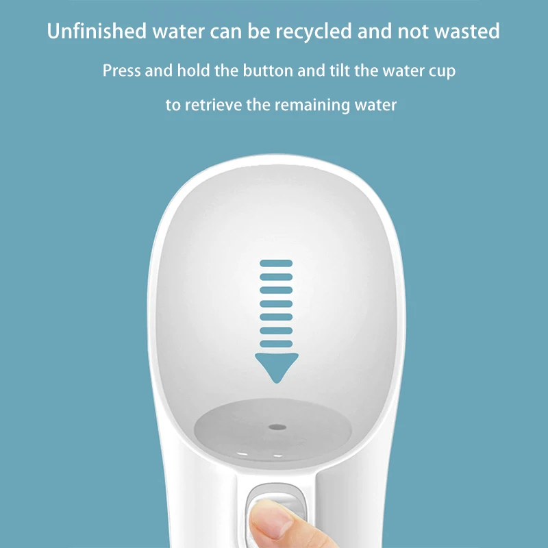 Botella de agua portátil para mascotas, dispensador de agua para perros y gatos, cuencos de agua potable para viajes al aire libre - imagen 4
