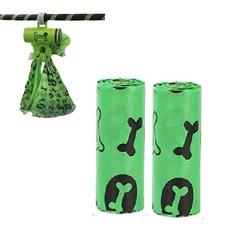 Bolsa de basura para mascotas con cubo de basura multifuncional, dispensador de bolsas para caca de perro portátil, bolsa de residuos para cachorro, suministros para mascotas respetuosos con el medio ambiente