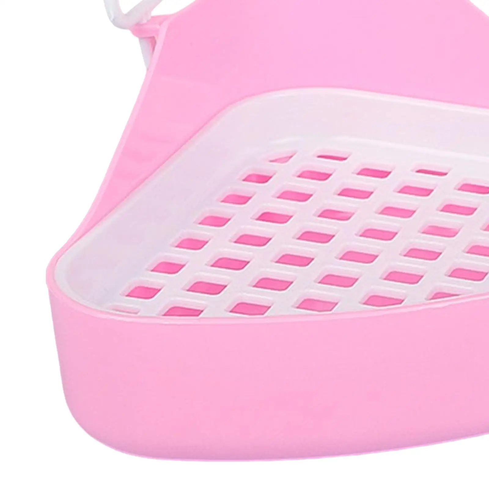 Triangular Potty Tray with Grid Pet Toilet Corner for Chinchillas Triangular Potty Tray with Grid Pet Toilet Corner for Chinchillas