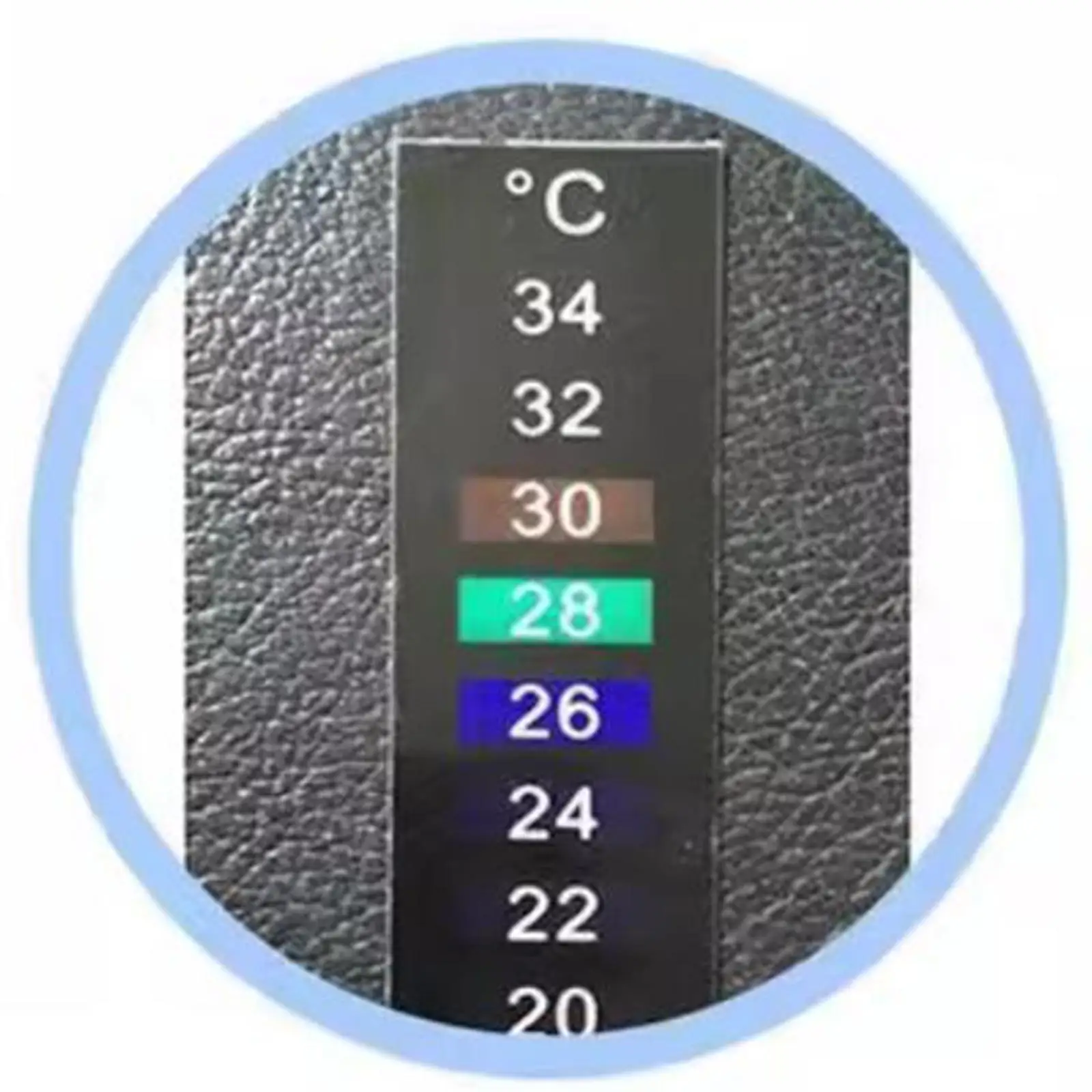 3x Aquarium Thermometer Strips, Easy to Install, 18°C-34°C 64°F-93°F Adhesive Temperature Decals, Fish Tank Thermometer Stickers